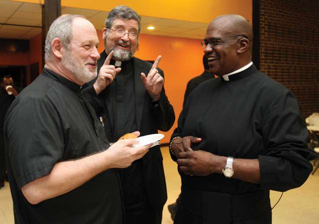 Vision 2016 Scheiber 2 Josephites have a dream Father Donald Fest, S.S.J.; Father Thomas Frank, S.S.J.; and Brother Marx Tyree, S.S.J.