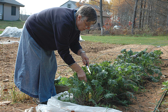 Vision 2017 Wagner 2 Vocation takes cultivation Sister Elizabeth Wagner working in the garden