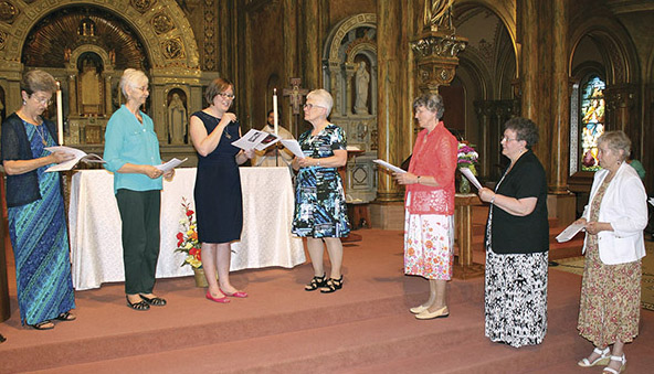 Vision 2018 Walsh 10 What are religious vows? Sister Julia Walsh, F.S.P.A. takes permanent vows