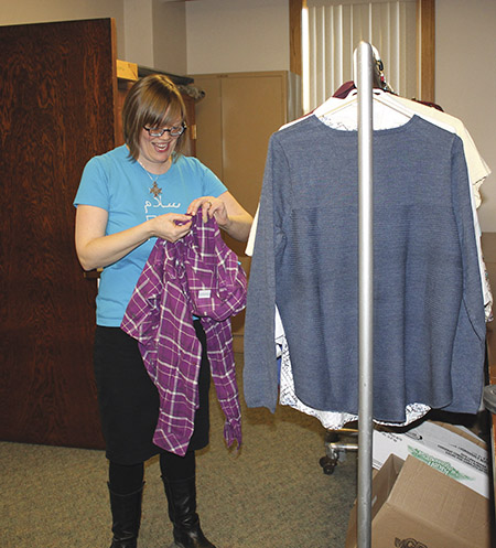Vision 2018 Walsh 7 What are religious vows? Sister Julia Walsh, F.S.P.A. at a convent clothing exchange