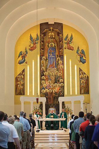 Vision 2019 Gilger 3 God rushes in Gilger celebrates his first Mass.