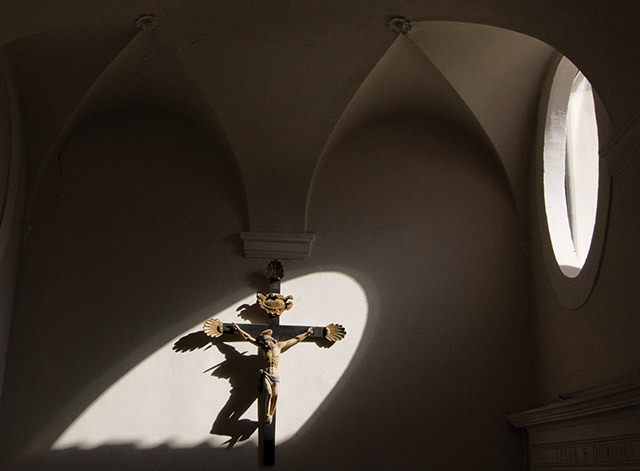 Vision 2019 Boudreau 4 What Catholics believe about Jesus Crucifix hanging on the wall