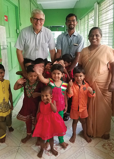 Vision 2021 Bednarczyk 3 What does it mean to be a brother? Brother Paul Bednarczyk, C.S.C. on a visit to an orphanage run by the Franciscan Sisters of Mary in Chennai, India.