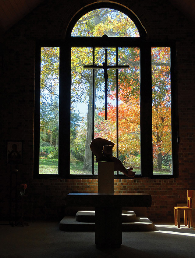 Vision 2021 Schuck Scheiber x Living simply, centered on prayer The chapel of Our Lady of the Mississippi Abbey