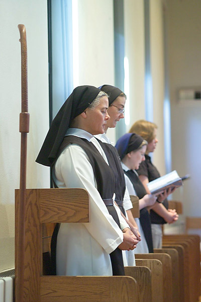 Vision 2021 Schuck Scheiber 1 Living simply, centered on prayer Before the sun rises, the nuns gather to pray Vigils.