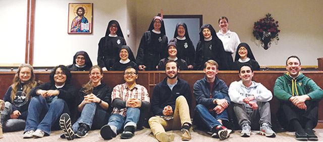 Vision 2022 Scheiber 3 Respite and renewal brought to you by religious communities A group of retreatants share a few moments with the Passionist nuns at St. Joseph Retreat House near Whitesville, Kentucky.
