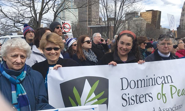 Vision 2022 Flansburg 4 A zigzagging road to the convent Sr. Gonzalez bands together with her community to demonstrate in favor of solutions to gun violence.