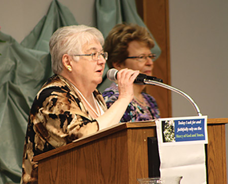 Vision 2023 Spotlight 7 Scientific wonder is God’s handiwork Sister Angelo Collins, O.P. addresses her congregation