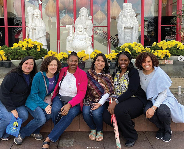 Vision 2024 Francois Serrano 3 Religious life: The call continues Sisters who belong to Giving Voice, an organization for younger sisters, gather during a retreat.