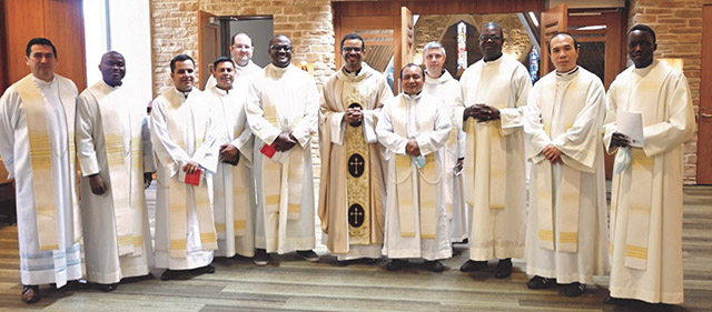 Vision 2024 Spotlight 9 Religious communities have deep and diverse roots Taking part in Mass are students from the English and Cultural Studies Program at Sacred Heart Seminary & School of Theology