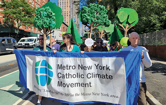 Vision 2025 Scheiber 2 Climate change: Five facts for Catholics Participants in a climate march in New York City.