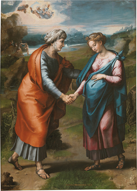 Vision 2025 Camille 3 Questions Catholics Ask Visitation by Raphael. Wikimedia