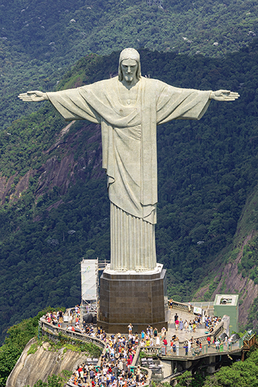 “Christ the Redeemer” statue in Rio de Janeiro