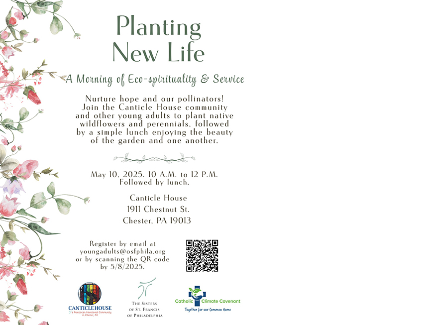 Planting New Life: A Morning of Eco-spirituality and Service